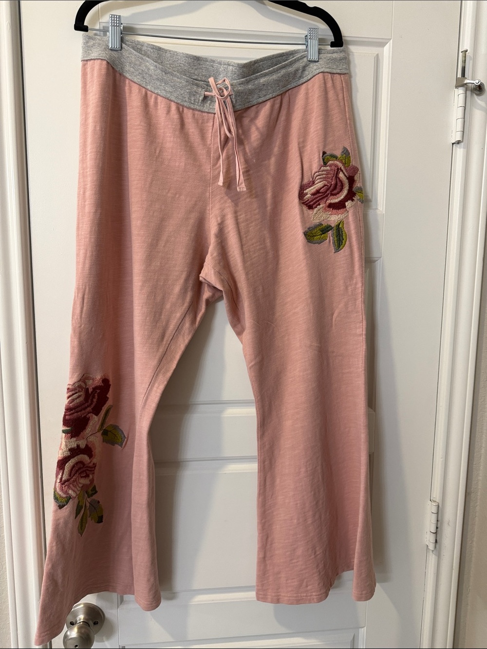 ivy jane Pink Floral Embroidered Wide Leg Pants & Hooded Jacket Set - Picture 5 of 6